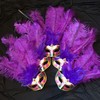 Mardi Gras feather masks
