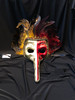 red men's feather masks