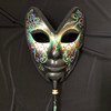 Stick mask green carnival