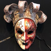 Bronze jester mask