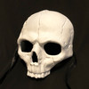 Paintable Half Skull Mask DIY Halloween Masks