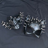 Couples Skull And Cat Mask Spike Masks Black