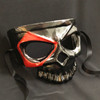 Maroon Halloween Skull Mask