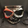 Maroon Halloween Skull Mask