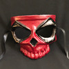 Maroon Halloween Skull Mask