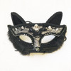 Black Kitty Mask Set of 6