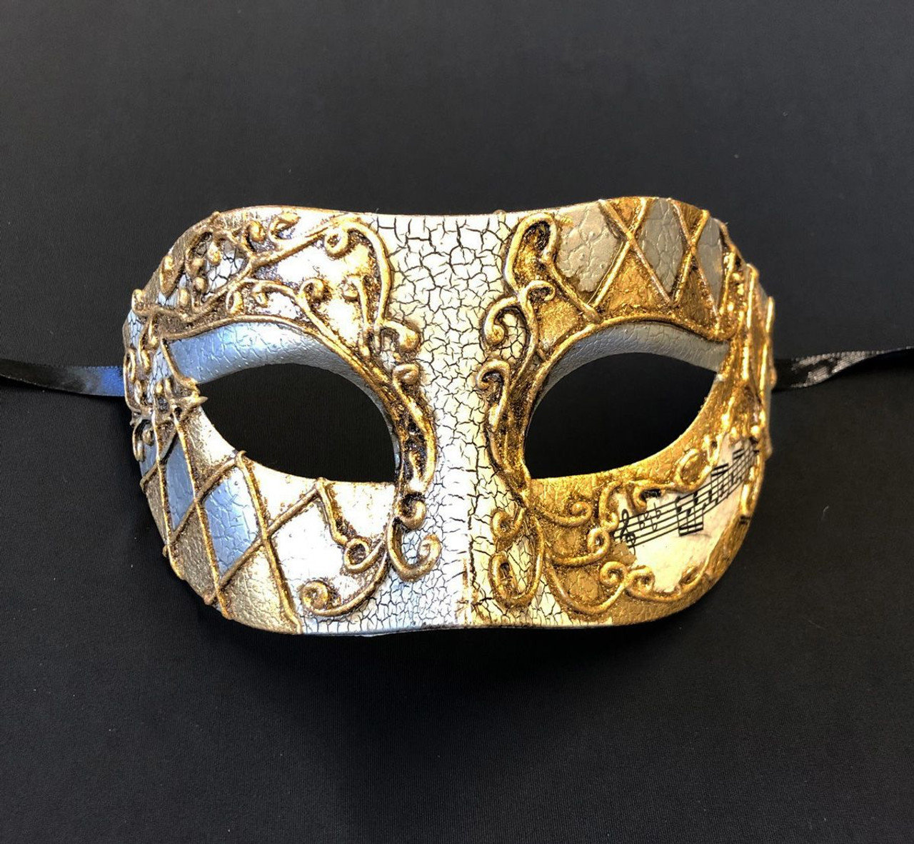 Men's Gold And Silver Masquerade Masks