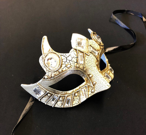 Silver Roman Mask Silver
