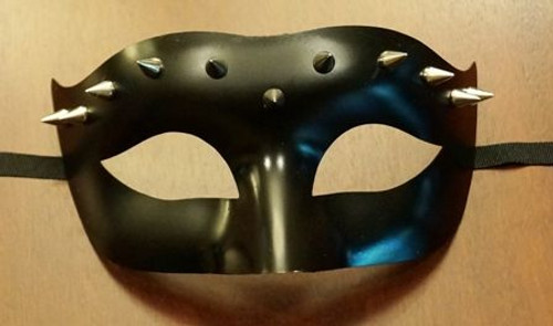 Spiked Eye Mask Black