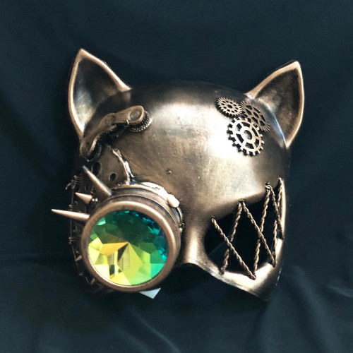 Utopia Steampunk Cat Mask