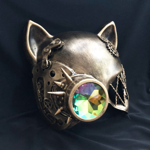 Utopia Steampunk Cat Mask