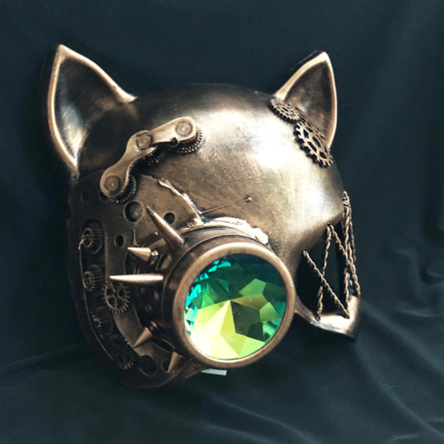 Utopia Steampunk Cat Mask