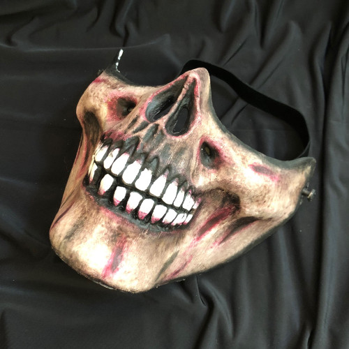 skull half face mask