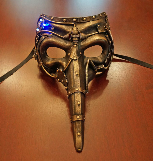Urbatrex Steam Punk Mask With Flashing Lights