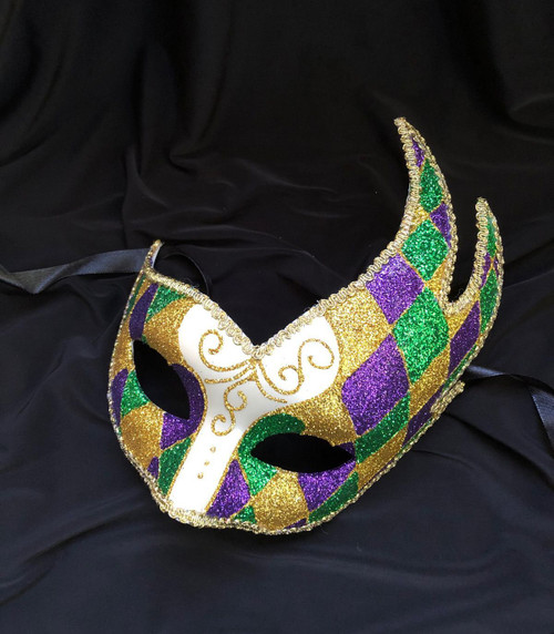 Marid Gras Party Mask Festive Swan Mask