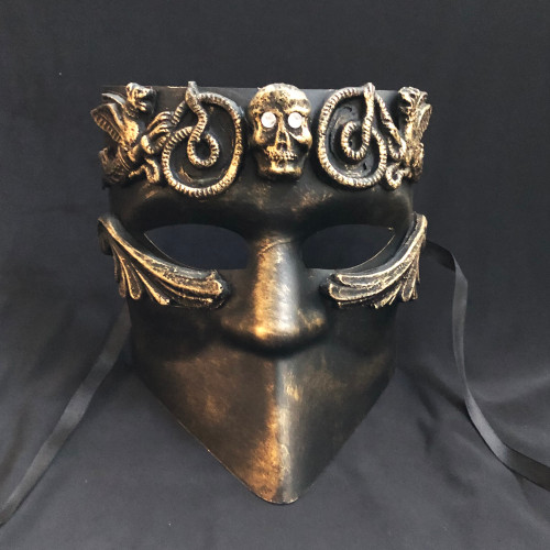 Men's tribal mask gold