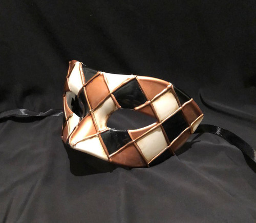 Men's Diamond Design Mask Copper Men's Diamond Design Mask Copper