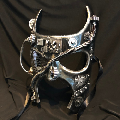 Steampunk mask gold