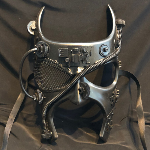 Steampunk mask black