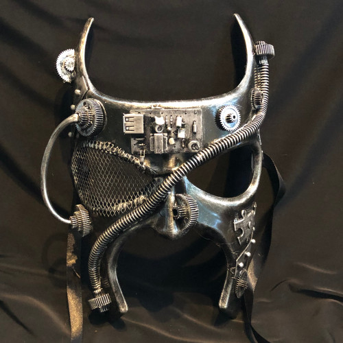 Steampunk Mask silver