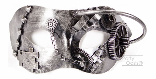 Hydro Steam Punk Mask Silver