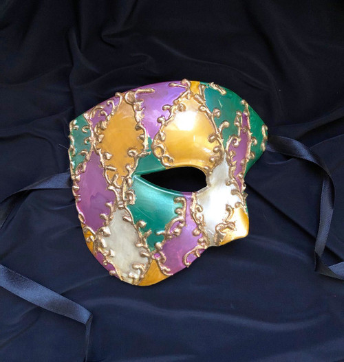 Mardi Gras Phantom Mask Venetian Mask Mardi Gras Phantom Mask Venetian Mask