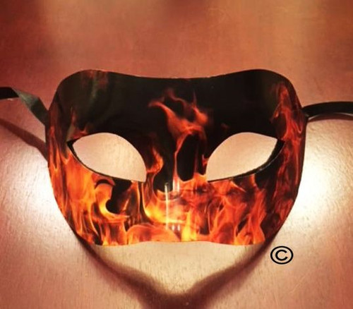 Burning Man Fire Mask
