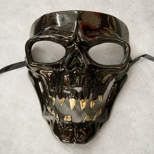 Black Zombie Mask Halloween Monster Purge Skull Mask