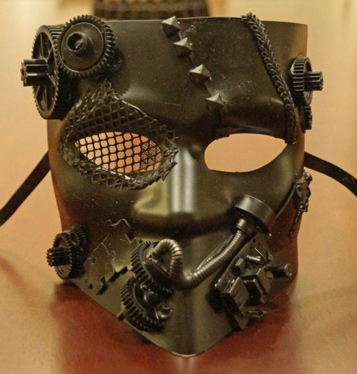 Black Steam Punk Mask