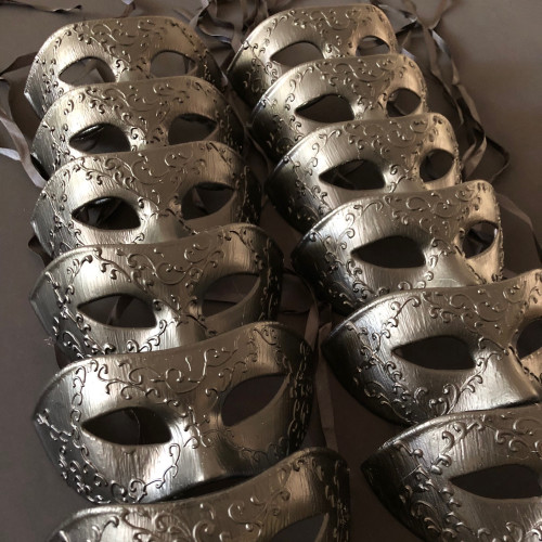 Black Venetian masks wholesale