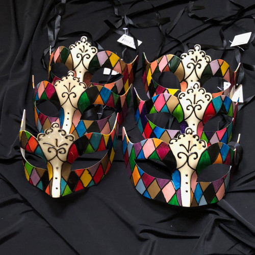 Mosaic Italian Masks Bulk Party Pack