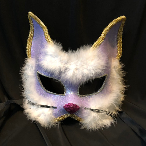 cat mask purple