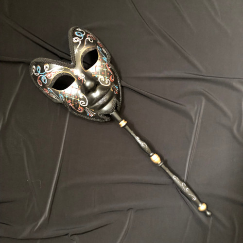 carnival stick masks