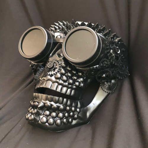 Black Steampunk mask