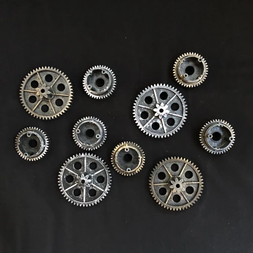 Steampunk Plastic Gears 10 Piece Set
