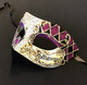 Men's Masquerade Ball Venetian Party Mask Purple And Blue