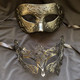 masquerade couple's masks