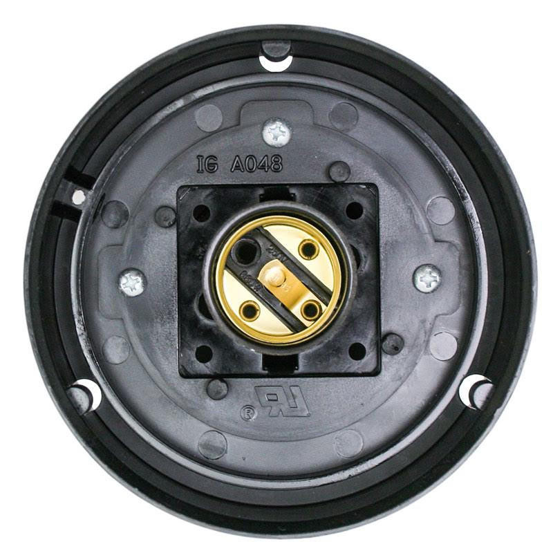 Black Post Fitter IG A048 Twist and Lock Globeholder