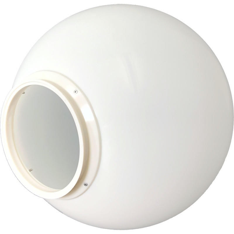 LBS Lighting 20" White Plastic Light Globe, 8" Neck