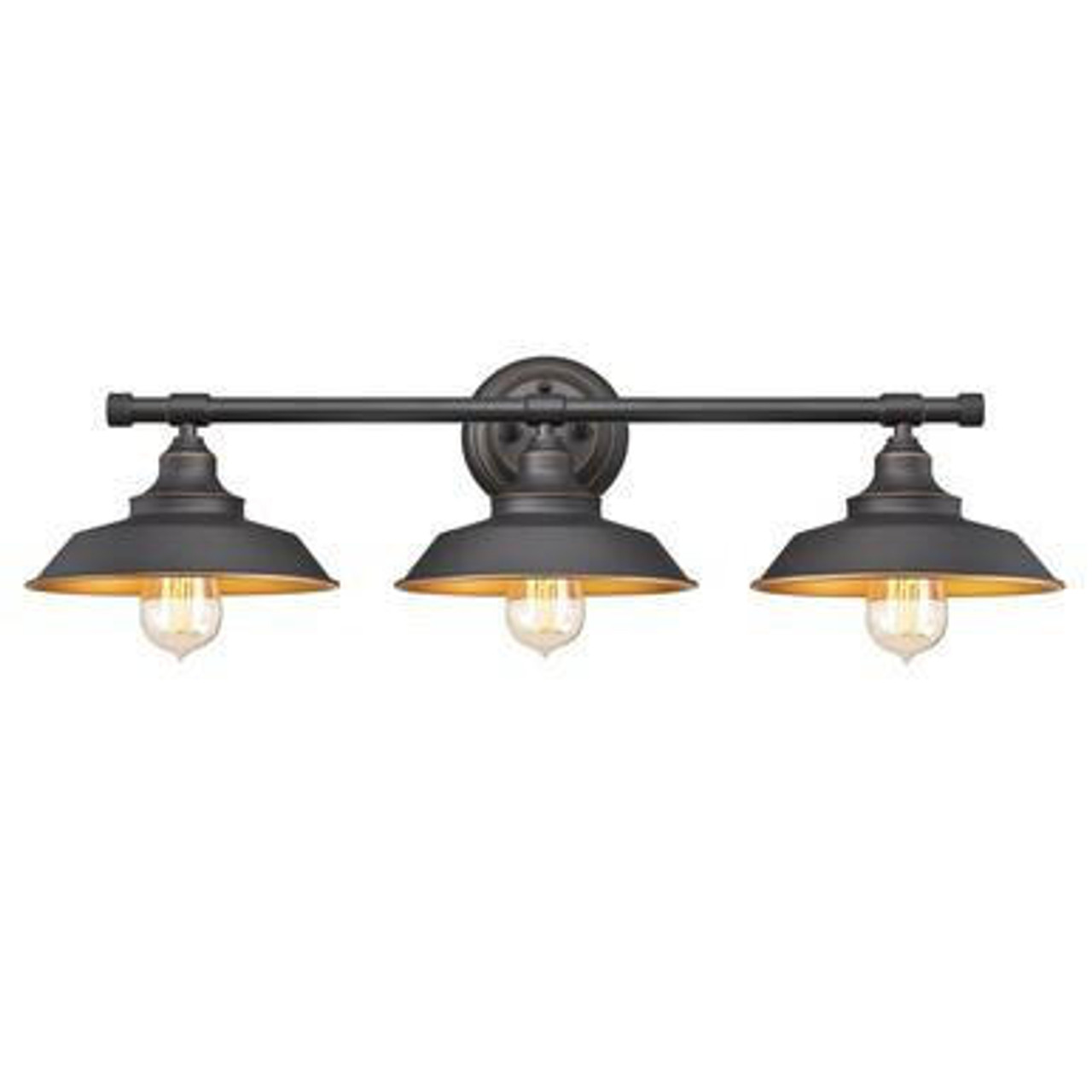 Westinghouse 6344900 Iron Hill Three-Light Indoor Wall Fixture