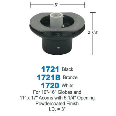 Wave Lighting 1721B Post Top Fitter