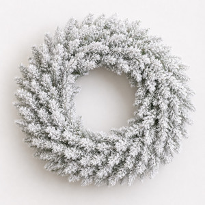 Flocked & Snowy Wreaths