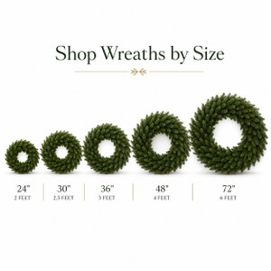 Shop Wreaths by Size