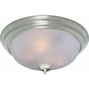  Volume Lighting V7722-33 2-Light Brushed Nickel Flush Mount Ceiling Fixture