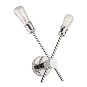 Artcraft Lighting Artcraft AC10781PN Tribeca Polished Nickel Sconce Fixture 