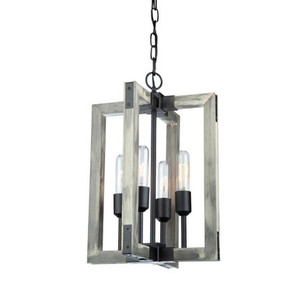 Artcraft Lighting Artcraft AC11654BK Beach Wood & Black Chandelier Fixture