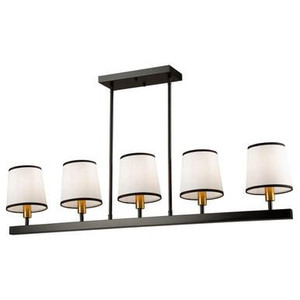 Artcraft Lighting Artcraft SC13346BK Coco Gold/Black Finish Pendant Light 