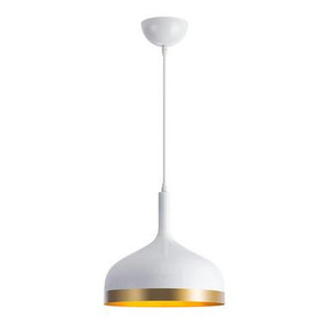 Artcraft Lighting Artcraft SC13350WH Dash White & Gold Indoor Pendant Light 