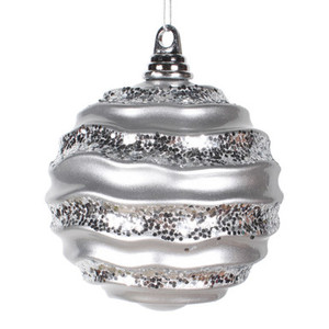 Vickerman M132107 - Silver Ball Ornament