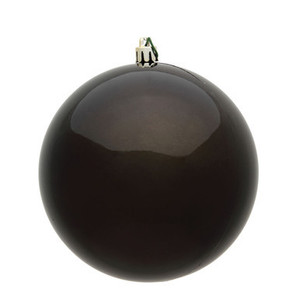 N593084DCV Vickerman - 12 in Gunmetal Candy Ball UV Outdoor Christmas Ornament